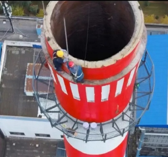 煙囪安裝避雷針：高空安裝，質量保證